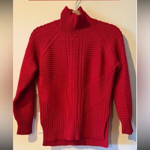 Banana Republic Red Turtleneck Sweater